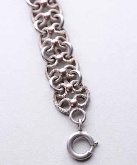c.1890–1910 France Ferronnerie Bracelet / Silver 800 & Vermeil