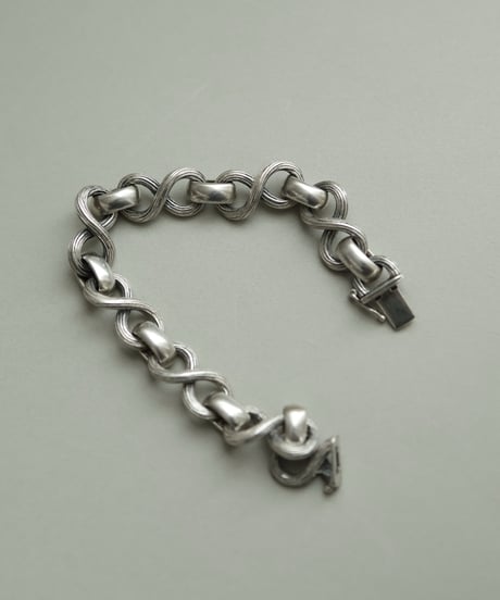 c.1960–70s Norway / ノルディックリンクブレスレット / Silver 925