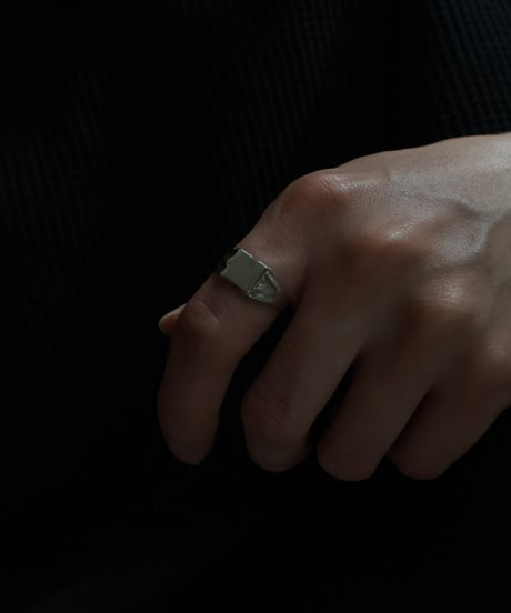 c.1960 France/シグネットリング/silver 800