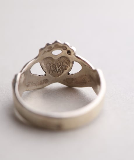 c.1950–70 France / Pierre Toulhoat Claddagh Ring / Silver