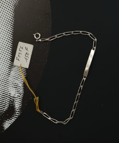 c.1960 France/ IDブレスレット/ Silver