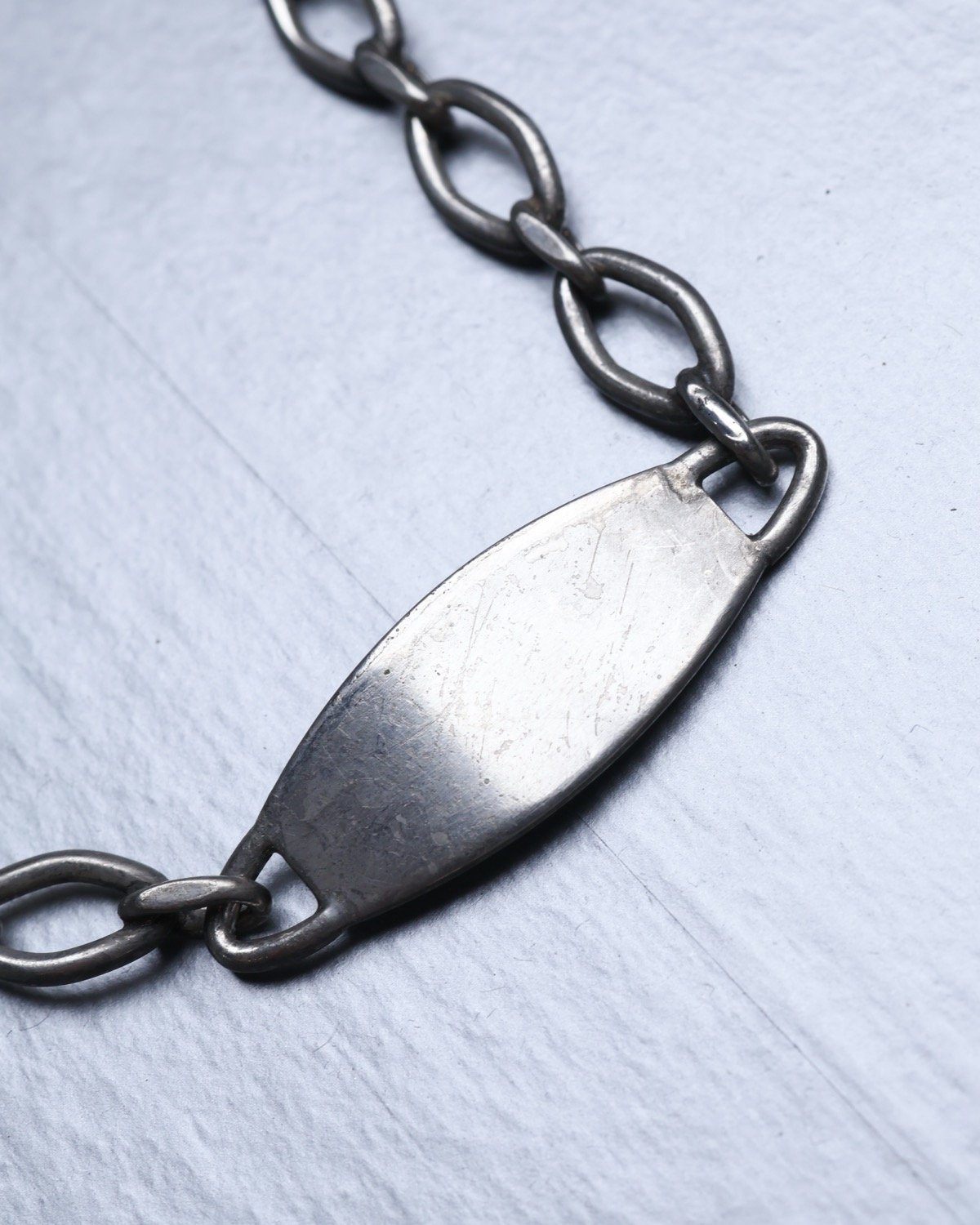 c.1950 France / ID ブレスレット / Silver 800 | BLUE BOX