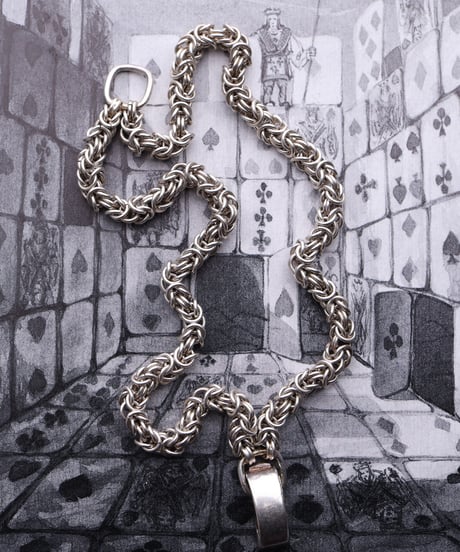 c.1960 Germany / Double Byzantine Bracelet / Silver 835
