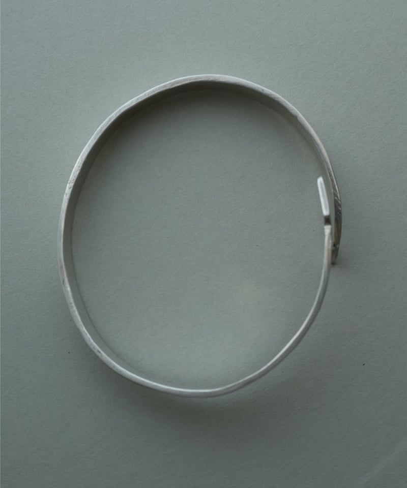 1955 Sweden Stockholm / モダンシルバーバングル/ by Axel Ca