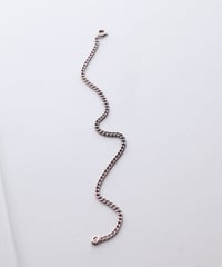 c.1960 Germany Curb Chain Bracelet / Silver 835