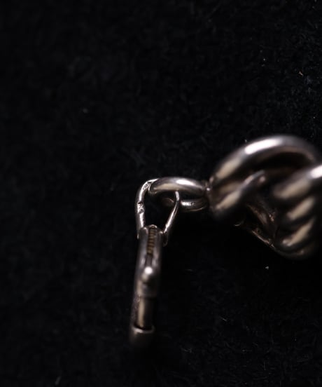 c.1960 France Paris / Double Gourmette Bracelet / Silver 800