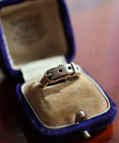 c.1980 France/バックルモチーフリング/silver925
