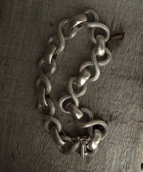 c.1960–70s Norway / ノルディックリンクブレスレット / Silver 925