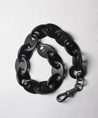 c.1860 American antique/ヴァルカナイトチェーン　ブレスレット