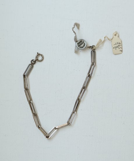 c.1950 France レクタングルチェーンブレスレット/ Silver 800