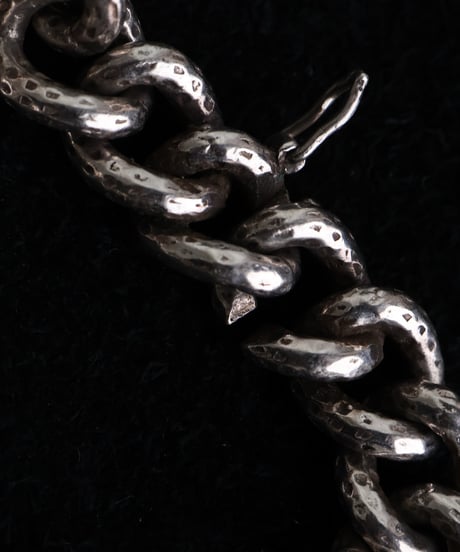 c.1960 France / Gourmette Chain Bracelet / Silver 800