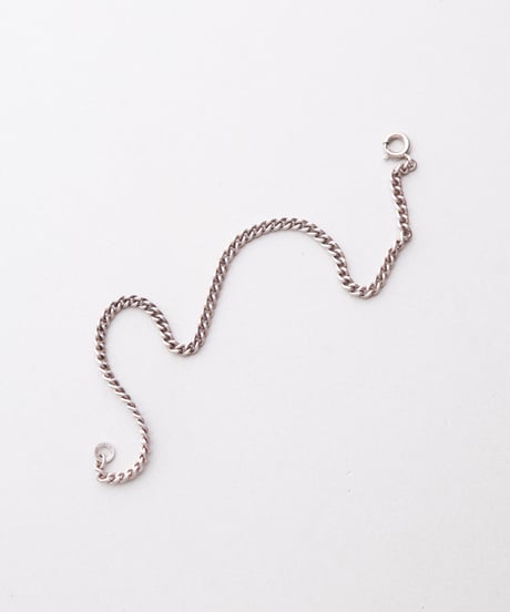 c.1960 Germany Curb Chain Bracelet / Silver 835