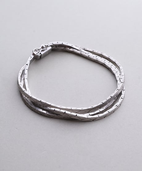 c.1960–70 Germany / Triple Strand Bracelet / Silver 835