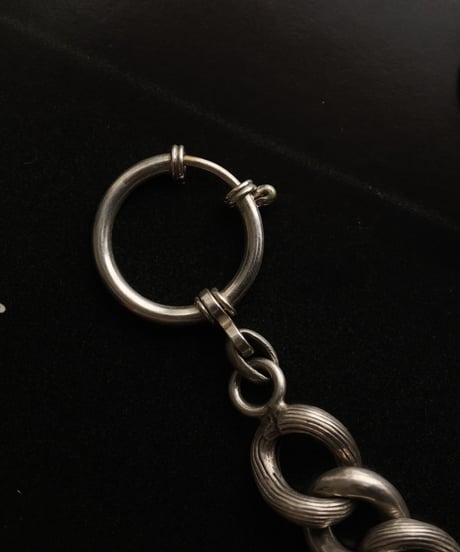 c.1920 France Paris / グルメットチェーン　ブレスレット / Silver 800