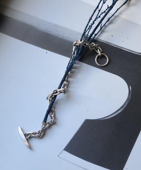 c.1960 Denmark / Anchor Chain Bracelet / Silver 925