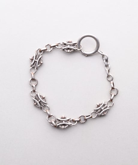 c.1900–20 France / Structural Link Watch Chain Bracelet / Silver 800（Vermeil）