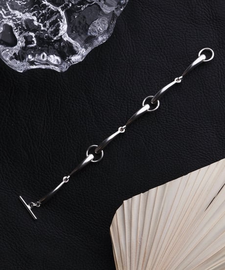 c.1960 Denmark / Modern Bracelet / Silver 925 by Bernhard Hertz