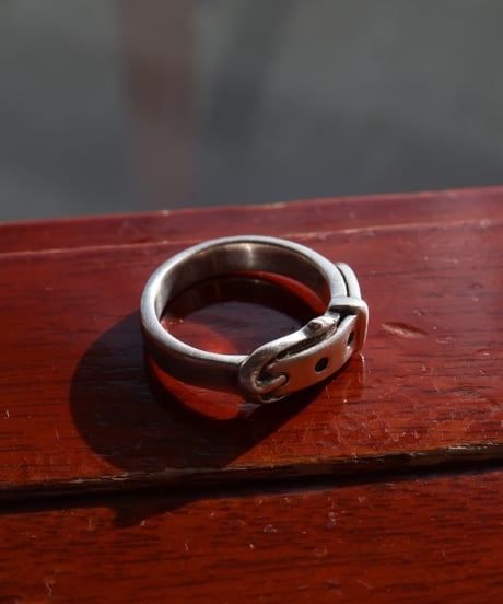 c.1980 France/バックルモチーフリング/silver925