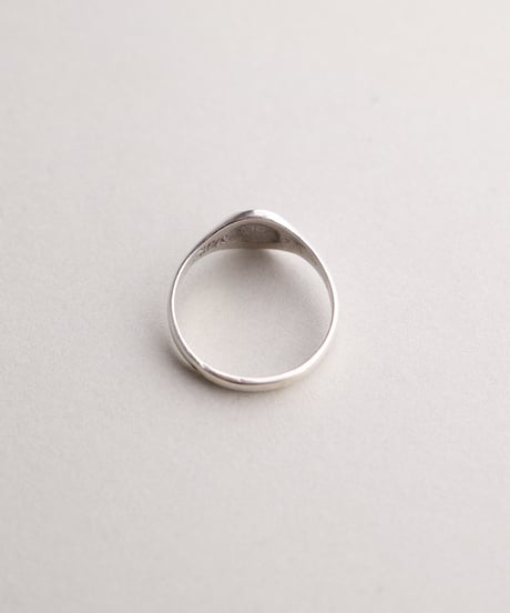 c.1950–70 France / Pierre Toulhoat Fleur-de-lis Signet Ring / Silver