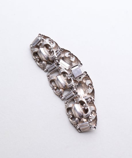 c.1945–49 Czechoslovakia Neo-Baroque Bracelet / Silver 800