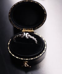 c.1980–90 France / Knot Twist Ring / Silver 925