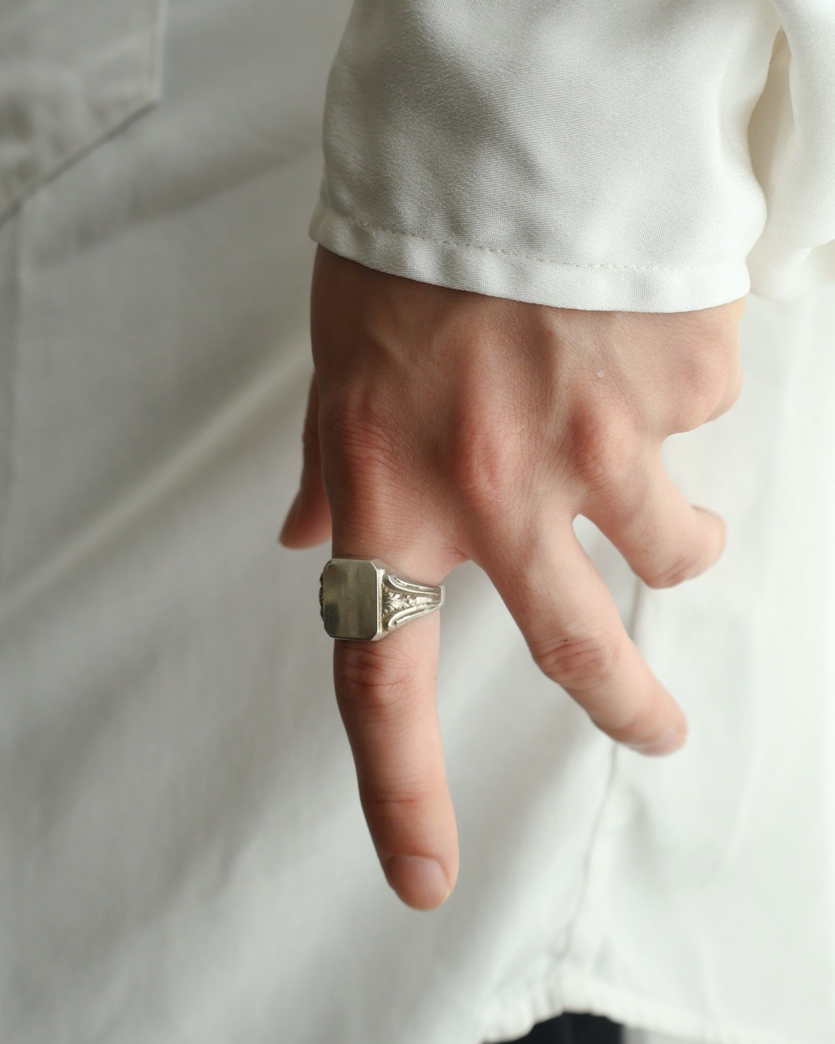 c.1950 Germany / アールデコスタイル/シグネットリング