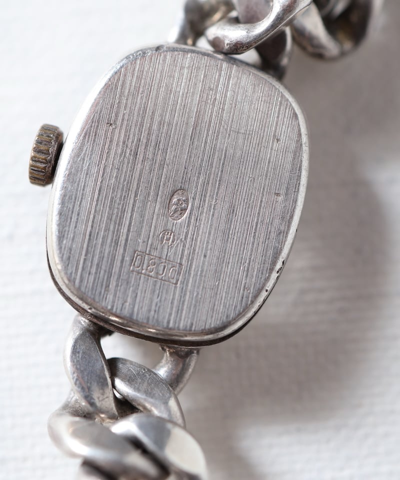 c.1970 Swiss × Germany / ブレスレットウォッチ / Silver 80