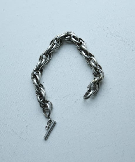 c.1960 France / Woven チェーンブレスレット　/ Silver 800