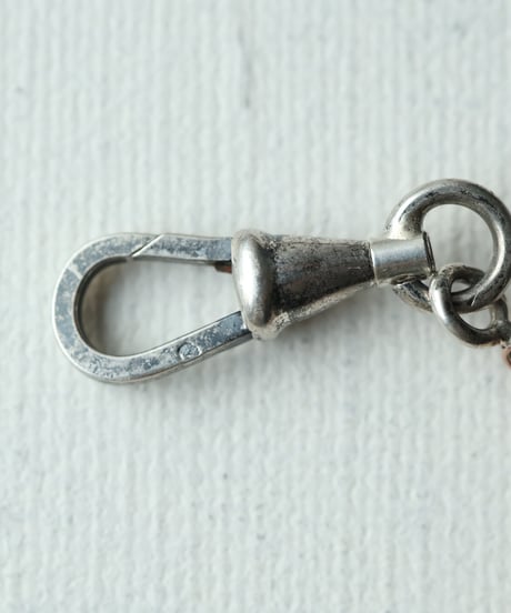 c.1900 France / ウォッチチェーン / ブレスレット　/ Silver 800 & Vermeil Rosé