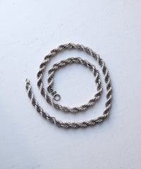 c.1960 Germany / ツイストチェーンネックレス / Silver 835