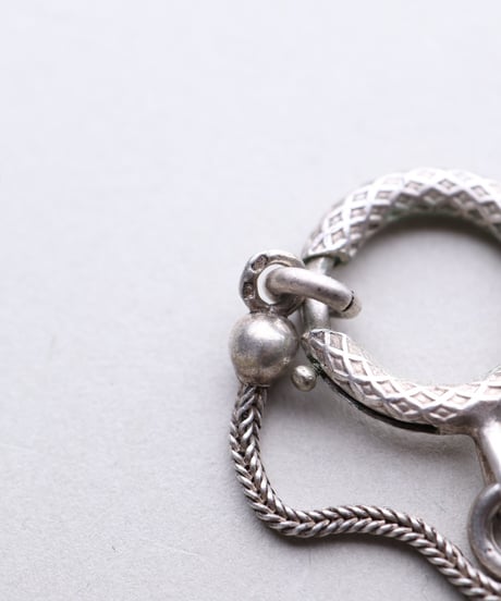 c.1900 France Watch Chain Bracelet / Silver 800