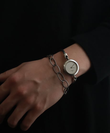 c.1940–50 Germany / Oval Link Chain Bracelet / Silver 800