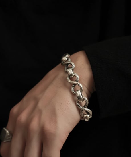 c.1960–70s Norway / ノルディックリンクブレスレット / Silver 925