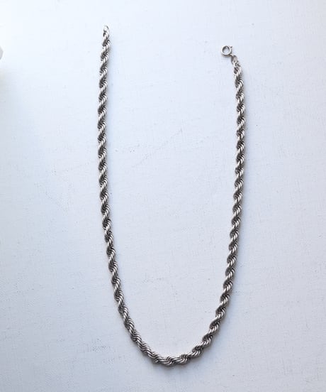 c.1960 Germany / ツイストチェーンネックレス / Silver 835