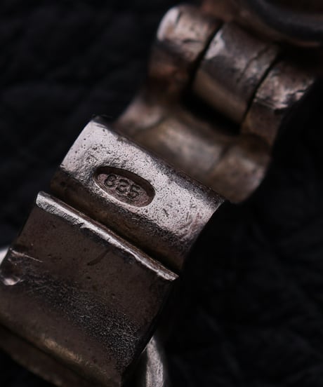 c.1960 Germany / Double Byzantine Bracelet / Silver 835