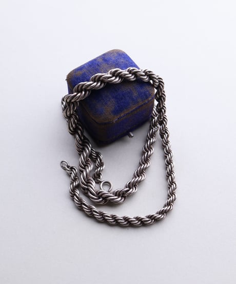 c.1920-40 Germany / Twist Chain Necklace / Silver 835
