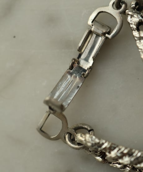 c.1970s Finland / ピューターモダンブレスレット/ pewter