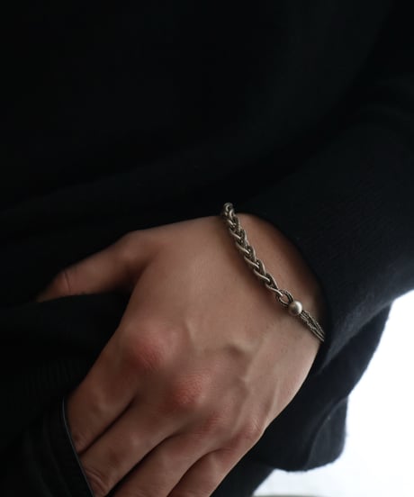 c.1890–1910 France / Watch Chain Bracelet / Silver 800