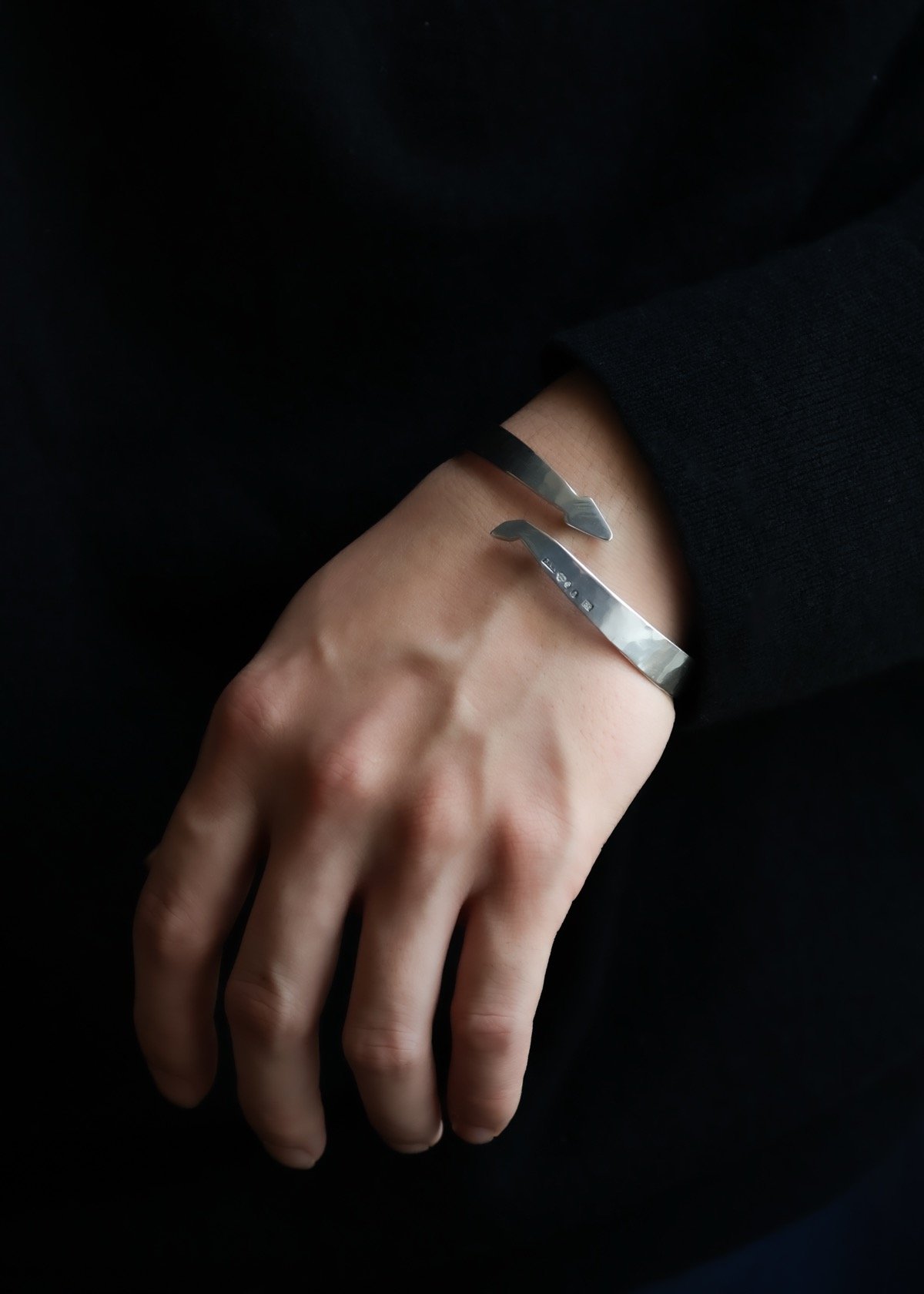 ヴィンテージ シルバーバングル 60s 50s ウチダフミカやマルジェラ好き