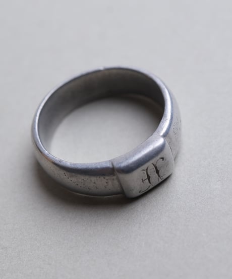 c.1914–18 France / トレンチアート　シグネットリング / Aluminium