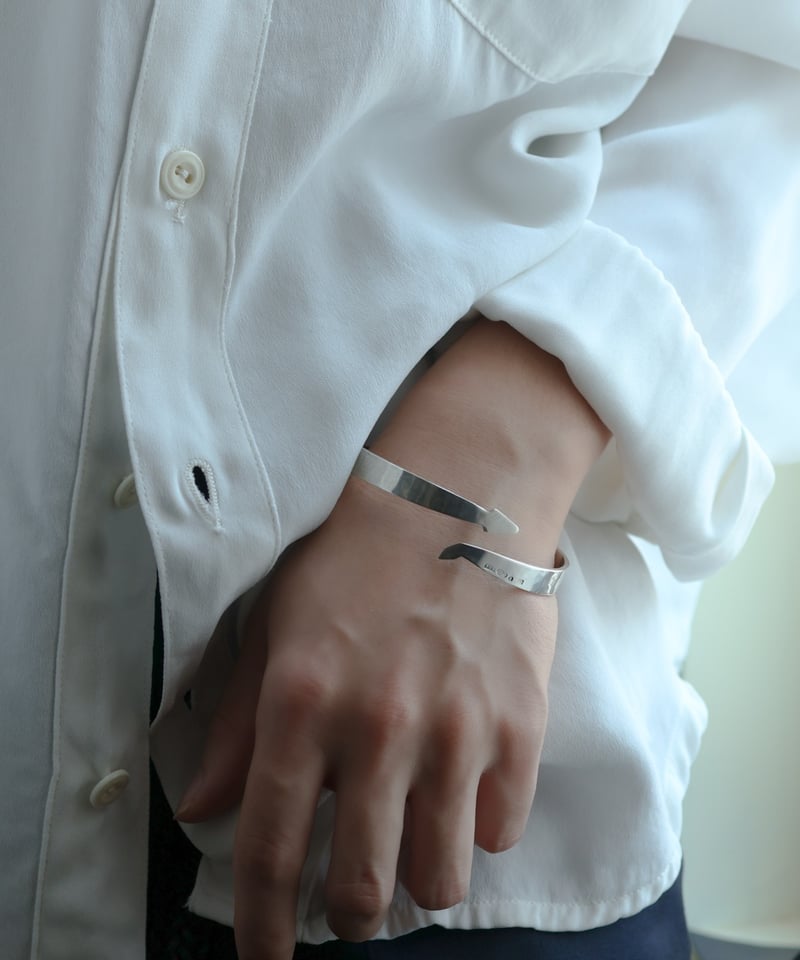 1955 Sweden Stockholm / モダンシルバーバングル/ by Axel Ca 1955 Sweden Stockholm / モダンシルバーバングル/ by Axel Ca