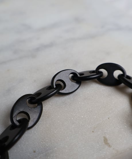 c.1860 American antique/ヴァルカナイトチェーン　ブレスレット