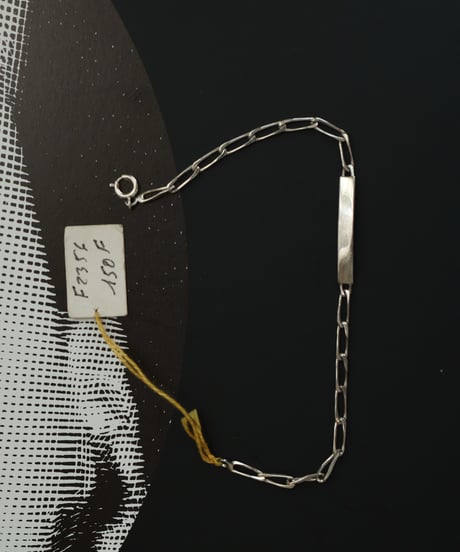 c.1960 France/ IDブレスレット/ Silver