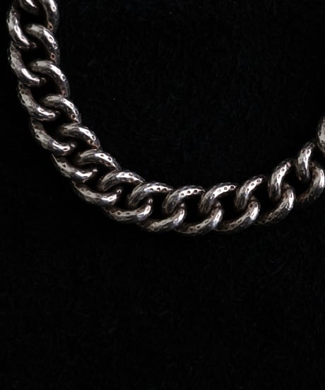 c.1960 France / Gourmette Chain Bracelet / Silver 800