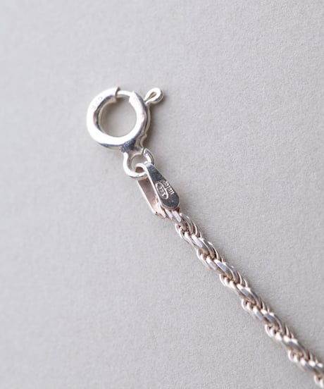 c.1990 Italy Twist Chain Bracelet / Silver 925