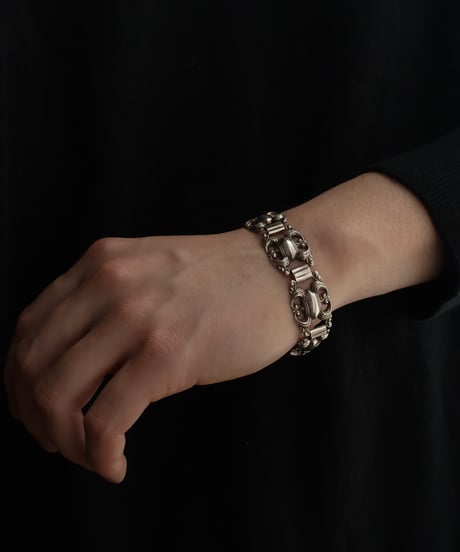c.1945–49 Czechoslovakia Neo-Baroque Bracelet / Silver 800