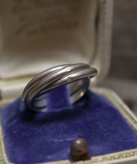 c.1950s France / 3連リング / Silver 800