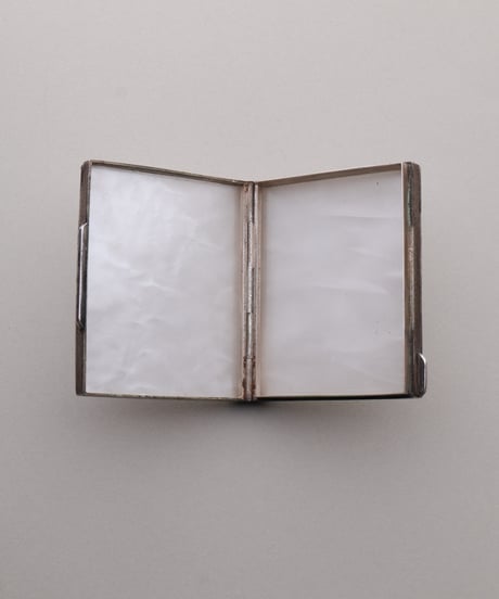 c.1930 Czechoslovakia / Safina Prague / Cigarette Case / Silver 835 & Bakelite