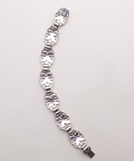 c.1950 Norway Modern Folk Bracelet / Silver 830