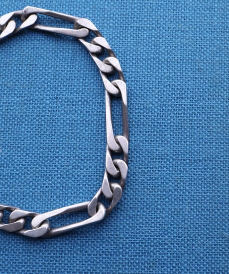 c.1950–60 France / Figaro Link Bracelet (Maille Cheval Style) / Silver